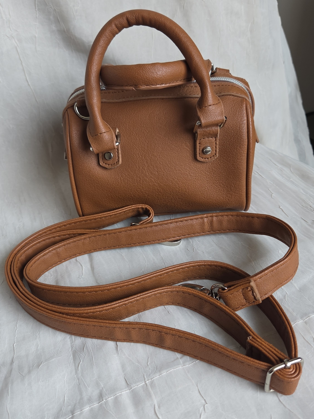 Mini Barrel Satchel Handbag - Picture 5 of 5